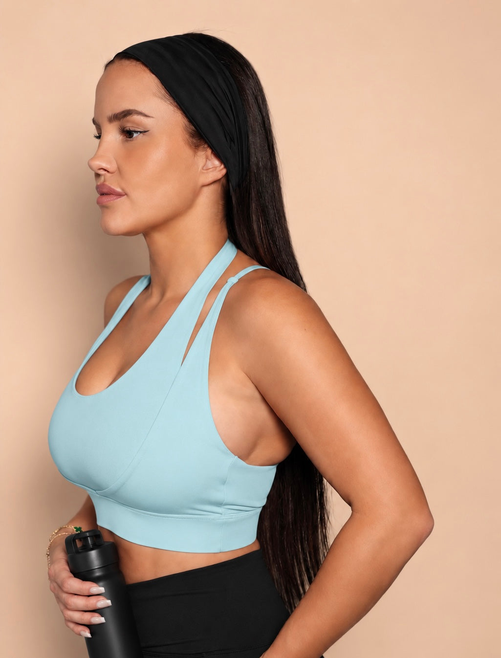Ultimate Support Bra bleu pastel, vue de face